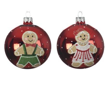 Boy and girl gingerbread ball