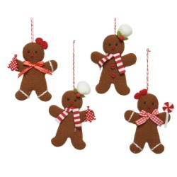 Gingerbread polyester bow &...