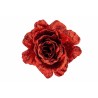 rose sur clip 10cm