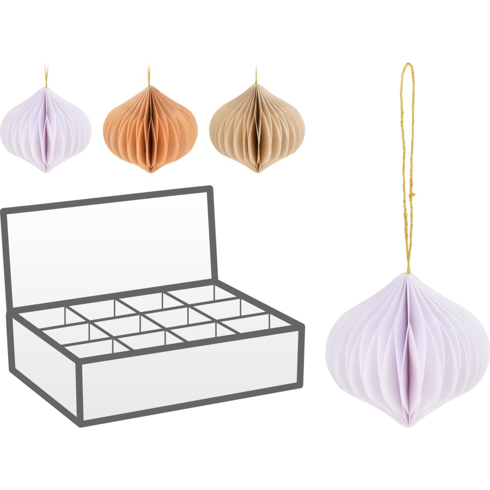 12 paper onion hangers