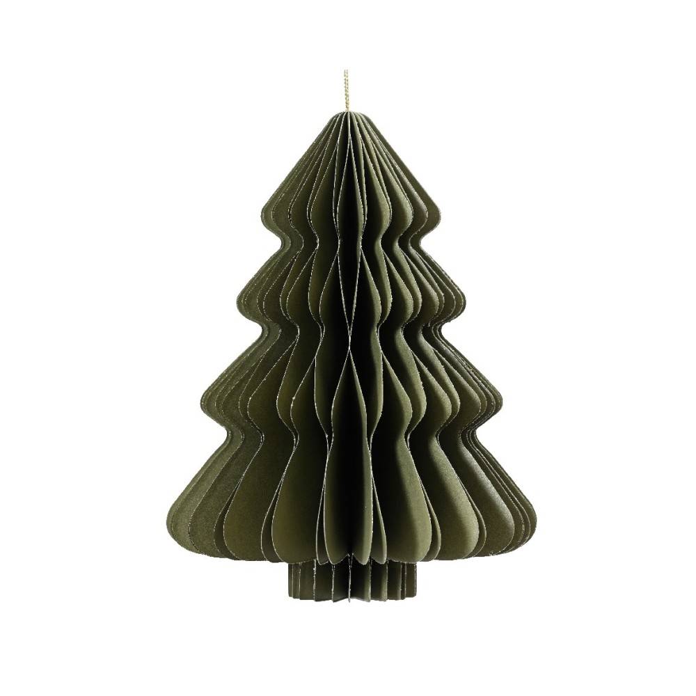 Sapin papier vert - 40cm