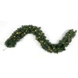 Artificial Garland Dakota & light 270cm