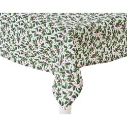 Nappe coton rectangulaire houx