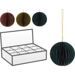 12 dark paper balls suspensions